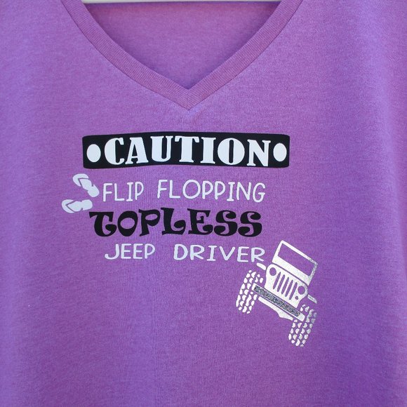 Jeep And Flip Flops T Shirt - Picture 11 of 11